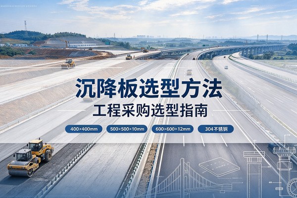 德格沉降板选择方法