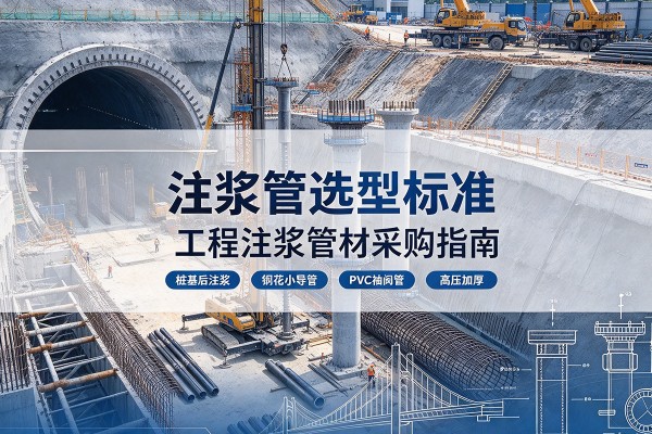 德格注浆管选型标准