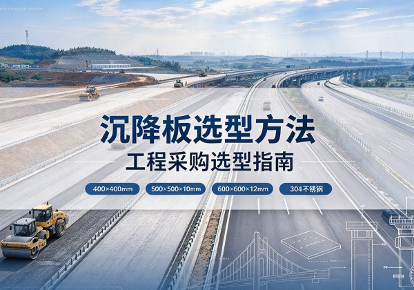 德格沉降板选择方法
